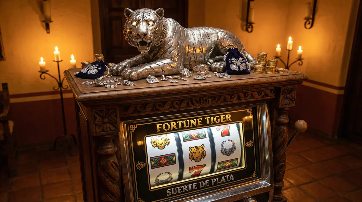 Fortune Tiger tragamonedas con tigre dorado